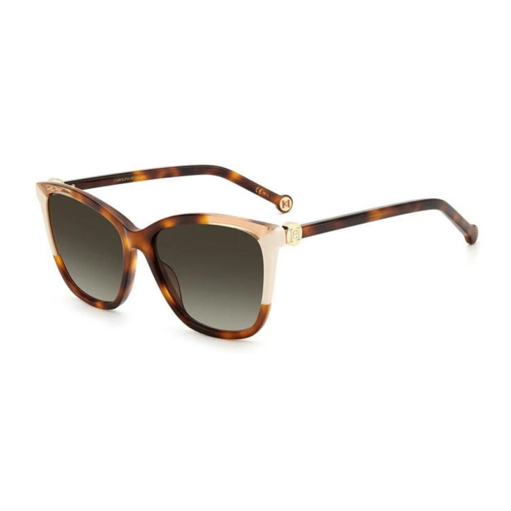 NEW Carolina Herrera CH 0052/S 0C1HHA Havana/Ivory Sunglasses authentic